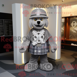 Mascot character of a Gray...