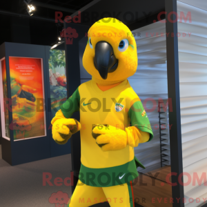 Mascottefiguur van een...