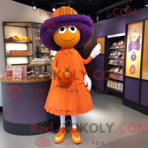 Mascot karakter van een...