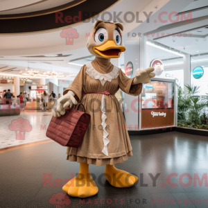 Mascottefiguur van een...