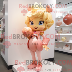 Mascot character of a Peach...