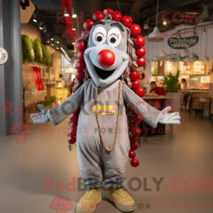 Mascot character of a Gray...