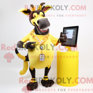 Mascottekarakter van een...