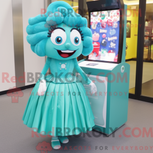 Mascottefiguur van een...