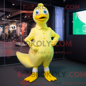 Mascot character of a Lemon...