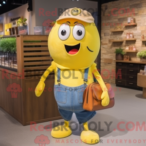 Mascot character of a Lemon...