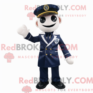 Mascot character of a Navy...