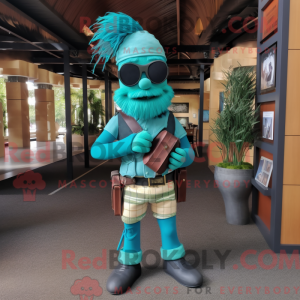 Maskotfigur af en turkis...