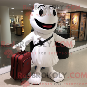 Mascot character of a White...