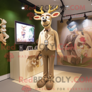 Postava maskota Tan Deer...