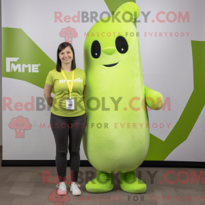 Mascot character of a Lime...