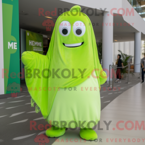 Mascot character of a Lime...