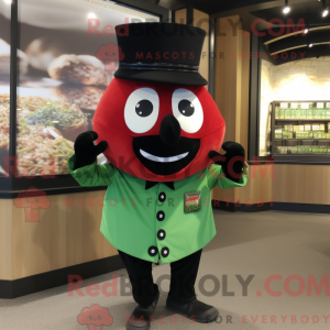 Mascot character of a Red...