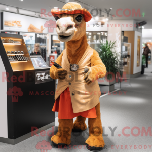 Mascottefiguur van een...