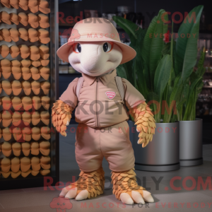 Personagem de máscara de um...