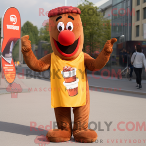 Mascot karakter van een...