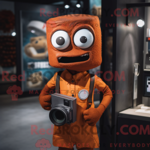 Mascot character of a Rust...