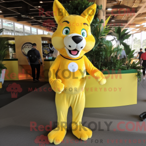 Mascot character of a Lemon...