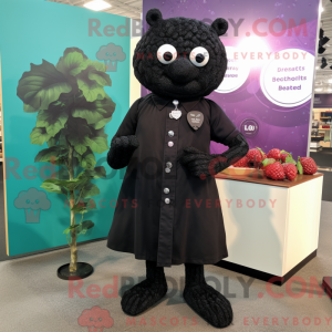 Mascot character of a Black...