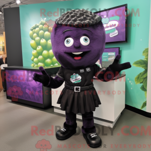 Mascot character of a Black...