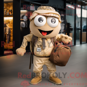 Maskot karakter af en Tan...