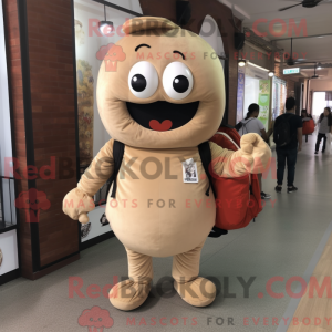Mascot karakter van een Tan...