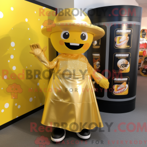 Mascottefiguur van een...