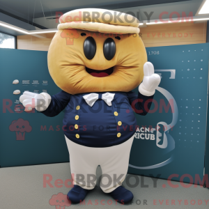 Maskotfigur af en Navy...