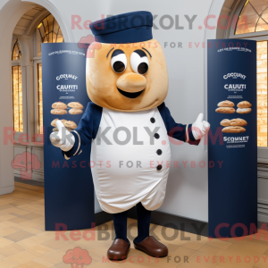Mascot character of a Navy...