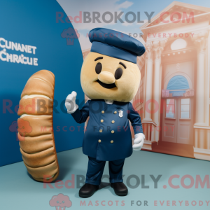 Mascot character of a Navy...