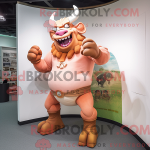 Mascot character of a Peach...