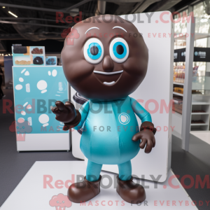 Maskottchenfigur Cyan...