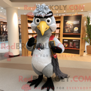 Mascot character of a Gray...