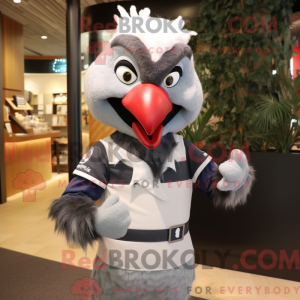 Mascot character of a Gray...
