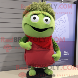 Mascottefiguur van een...