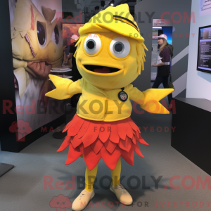 Mascot character of a...