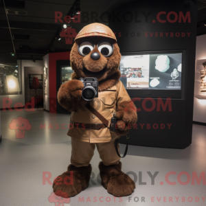 Mascot karakter van een...