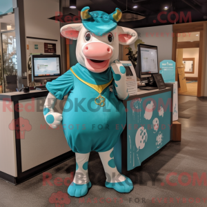 Mascot karakter van een...