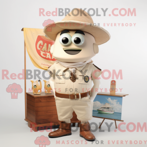 Mascot character of a Cream...