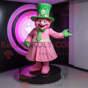 Mascot character of a Pink...