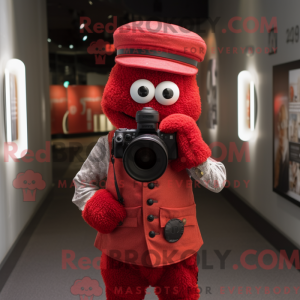 Mascot character of a Red...