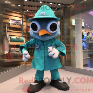 Postava maskota Teal Doctor...