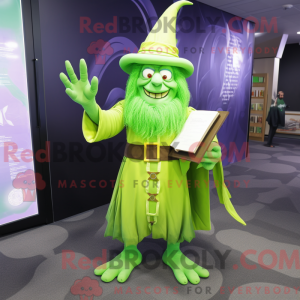 Mascot character of a Lime...
