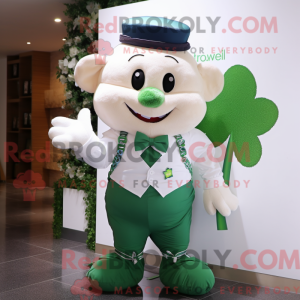 Mascot character of a White...