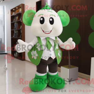 Mascot character of a White...