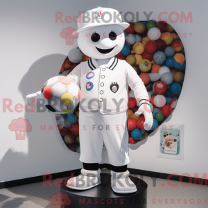 Mascot character of a White...