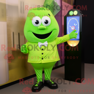 Mascot character of a Lime...