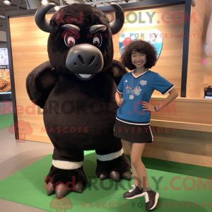 Mascot character of a Black...