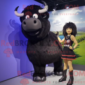 Mascot character of a Black...