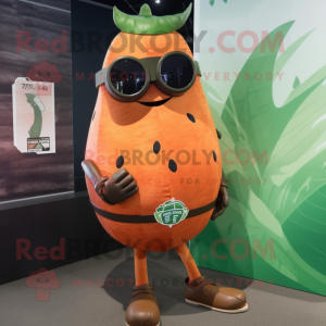 Rust Melon mascotte kostuum...